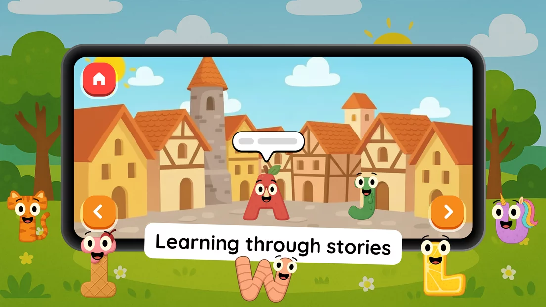 Laffari bedtime story preview - letters